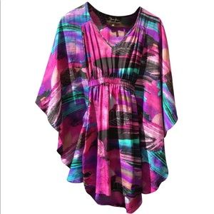 Yumi Kim silk flutter sleeve dress / tunic - XS